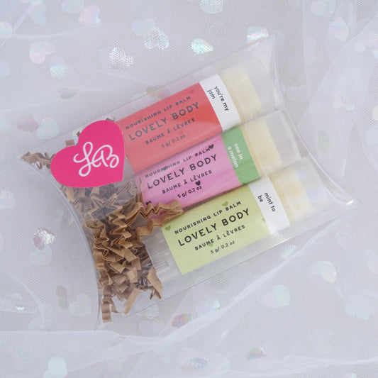Valentine's Day Lip Balm Trios