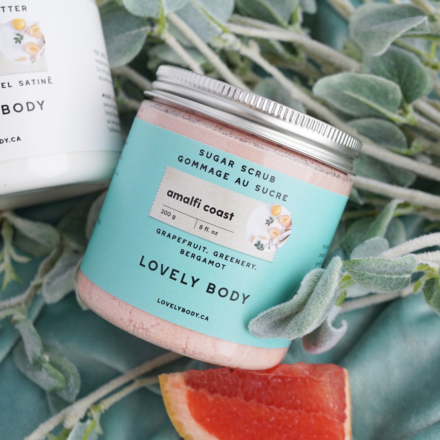 Amalfi Coast Sugar Scrub - Grapefruit, Greenery, Bergamot