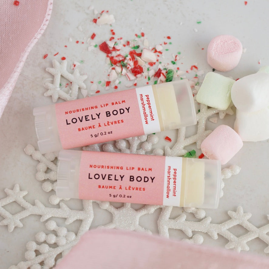 Peppermint Marshmallow Nourishing Lip Balm