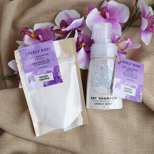 Exotic Vanilla Dry Shampoo Refills & Bottles