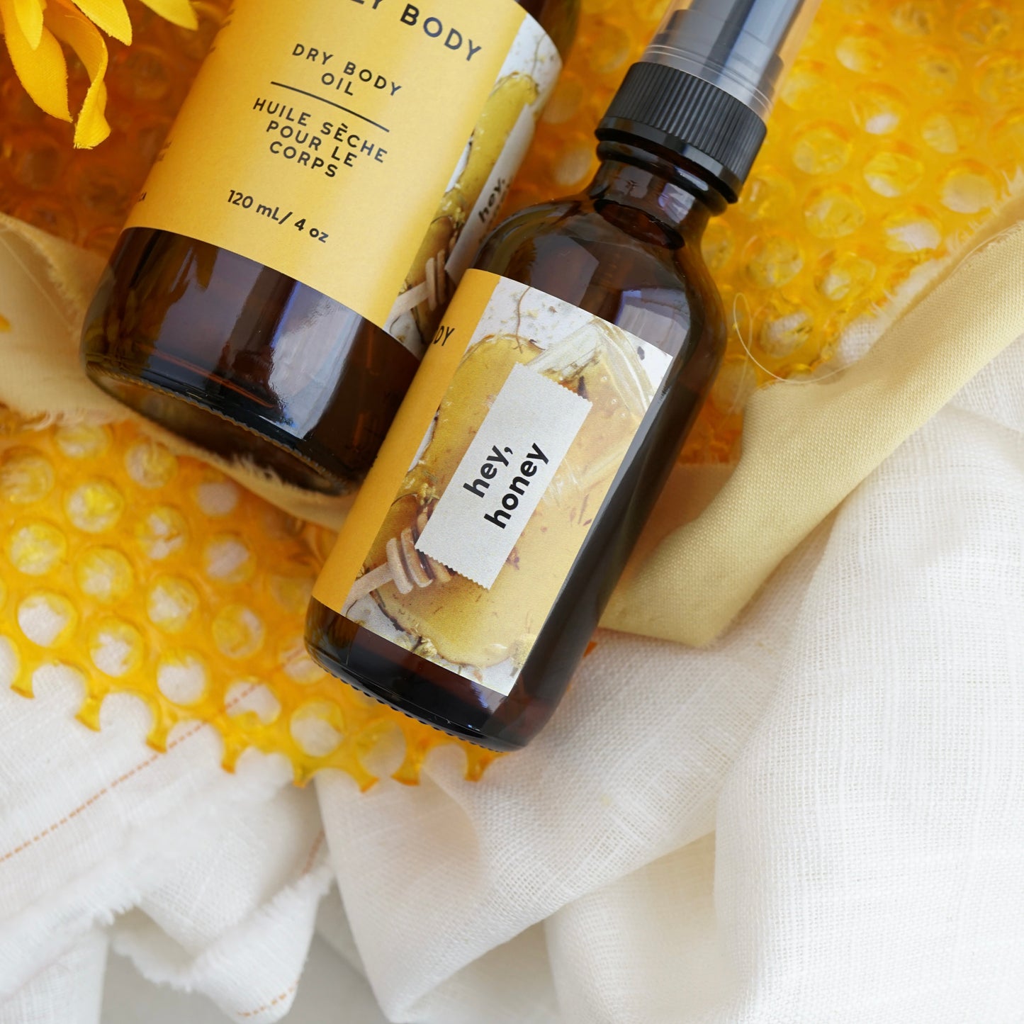 Hey, Honey Dry Body Oil - Lightweight Moisturizer