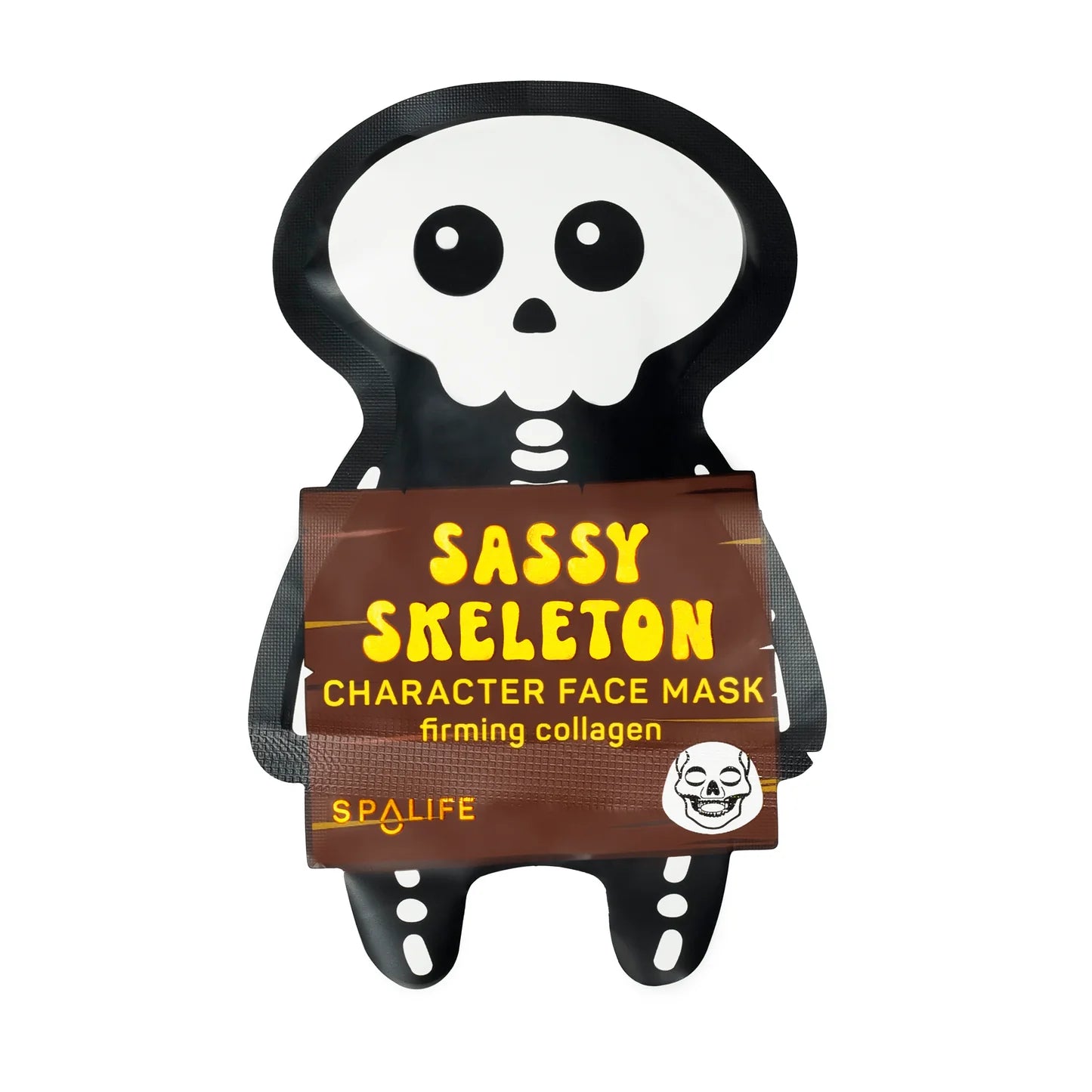 Sassy Skeleton Halloween Sheet Mask