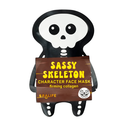 Sassy Skeleton Halloween Sheet Mask