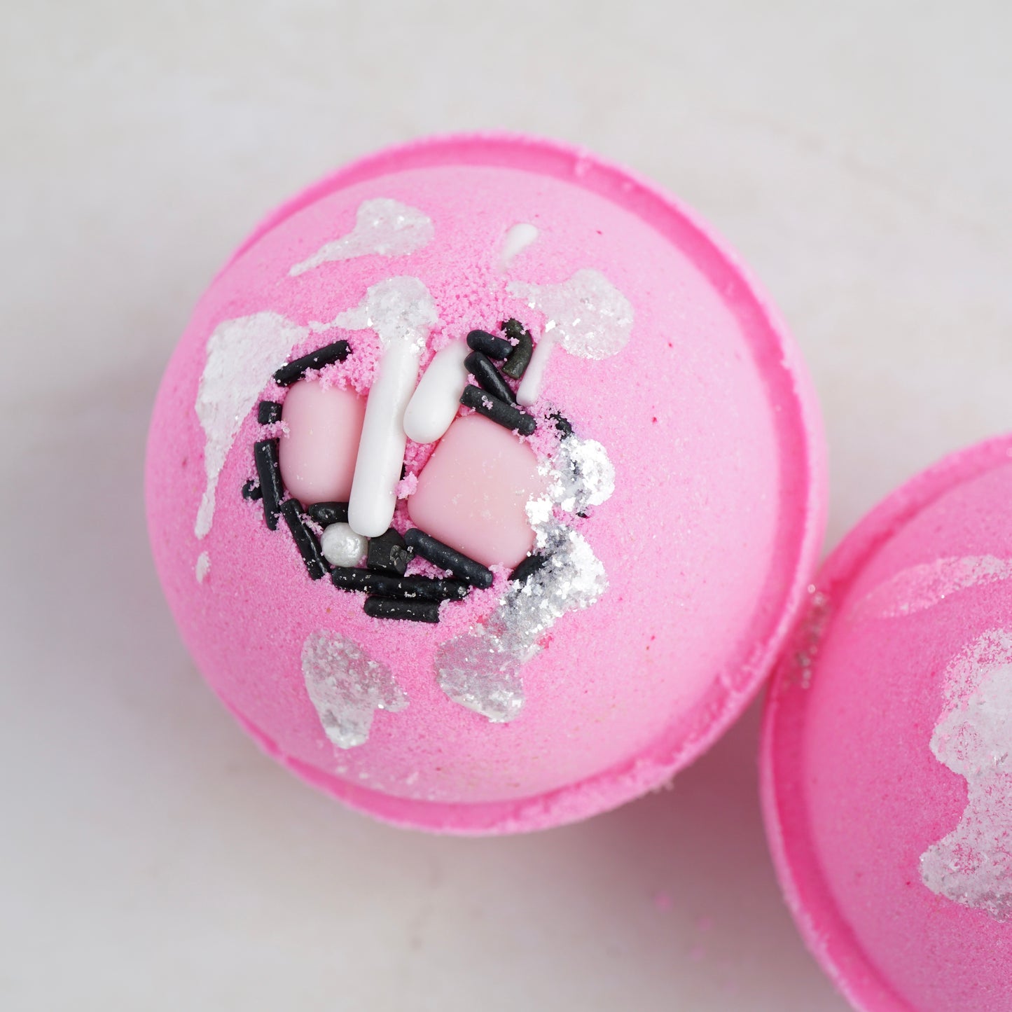 Sugar Skull Buttermilk Bath Bomb - Pink Cotton Candy Scent