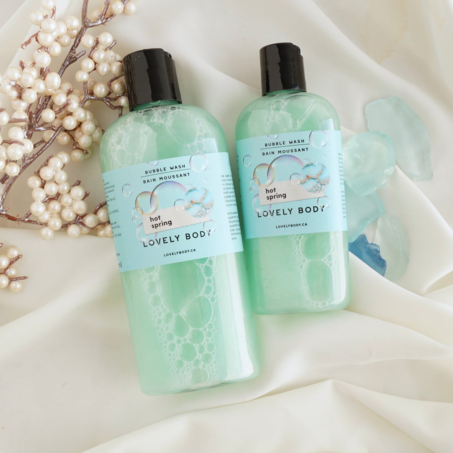 Hot Spring Bubble Wash - 2-in-1 Body Wash and Bubble Bath