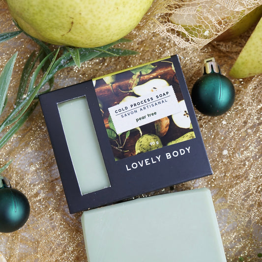 Pear Tree Cold Process Soap - NEW Holiday Scent