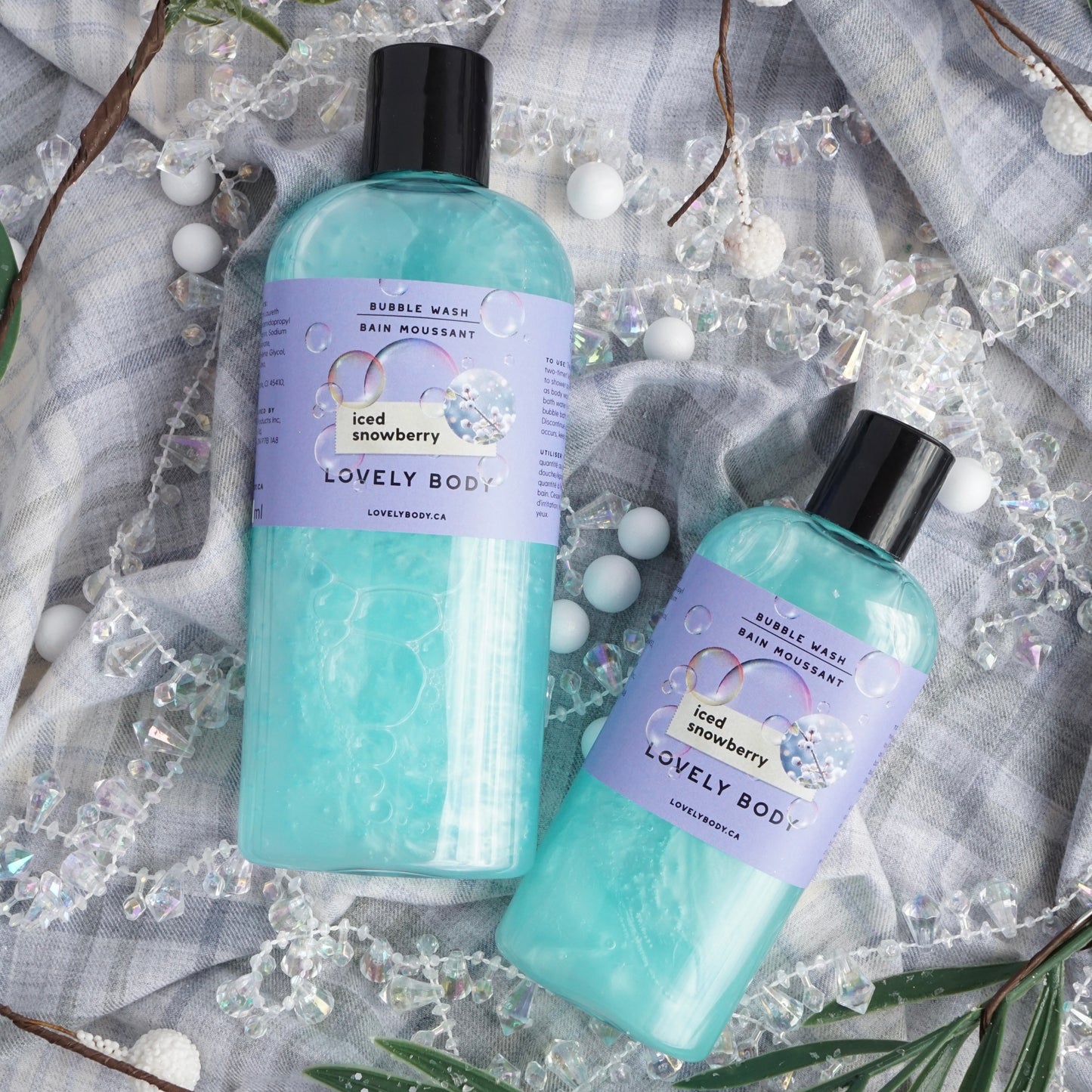 Iced Snowberry Bubble Wash - 2-in-1 Body Wash and Bubble Bath