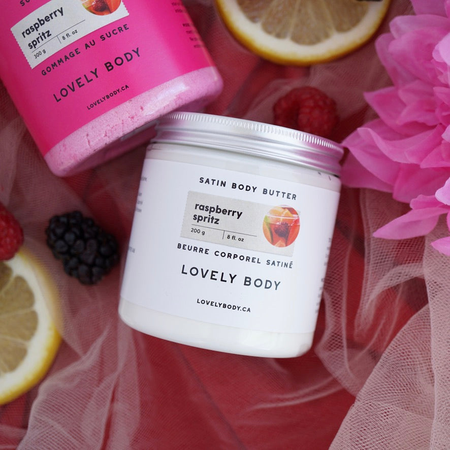 Raspberry Spritz Satin Body Butter – Lovely Body Products