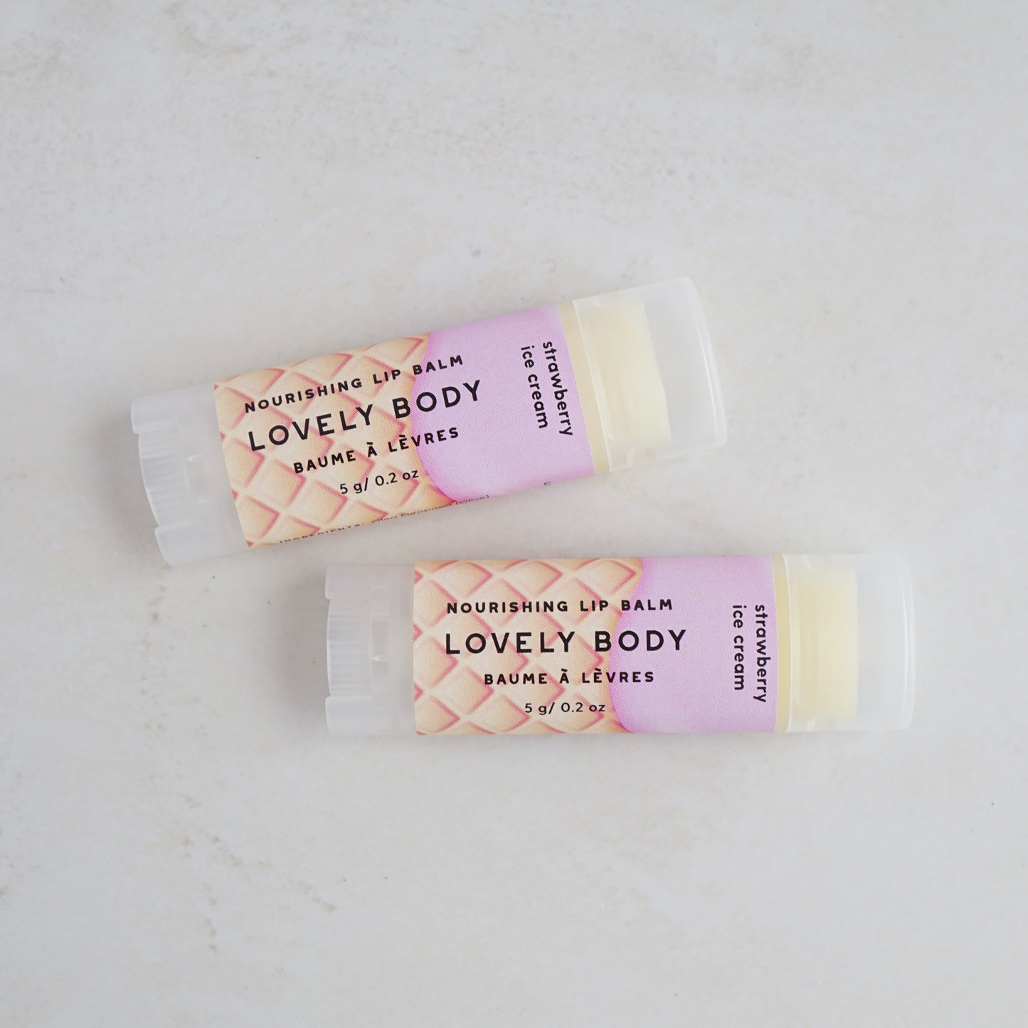 Strawberry Ice Cream Nourishing Lip Balm - NEW Flavour