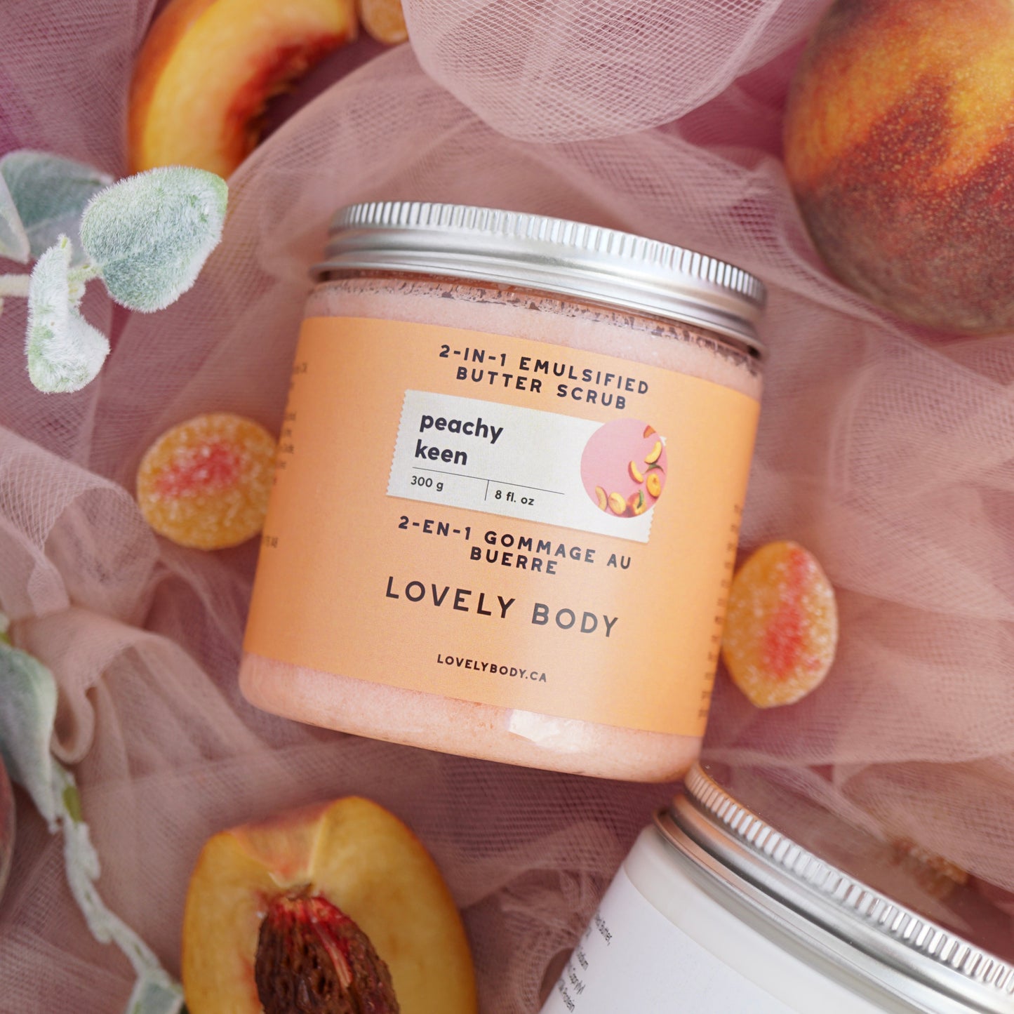 Peachy Keen 2-in-1 Emulsifying Butter Scrub - NEW Spring Scent