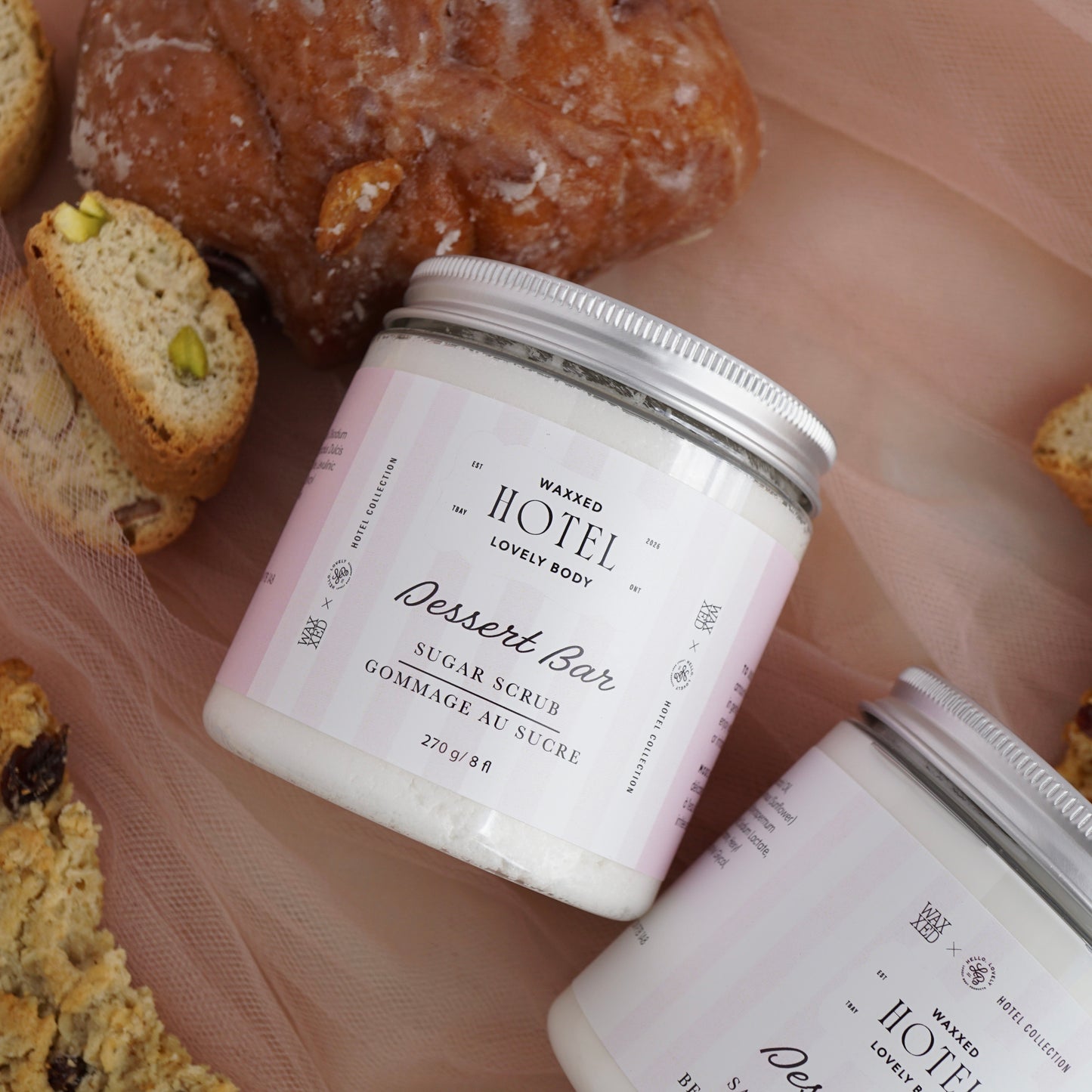 Dessert Bar Sugar Scrub - NEW Hotel Collection - Vanilla Glaze, Marzipan, Honeycomb