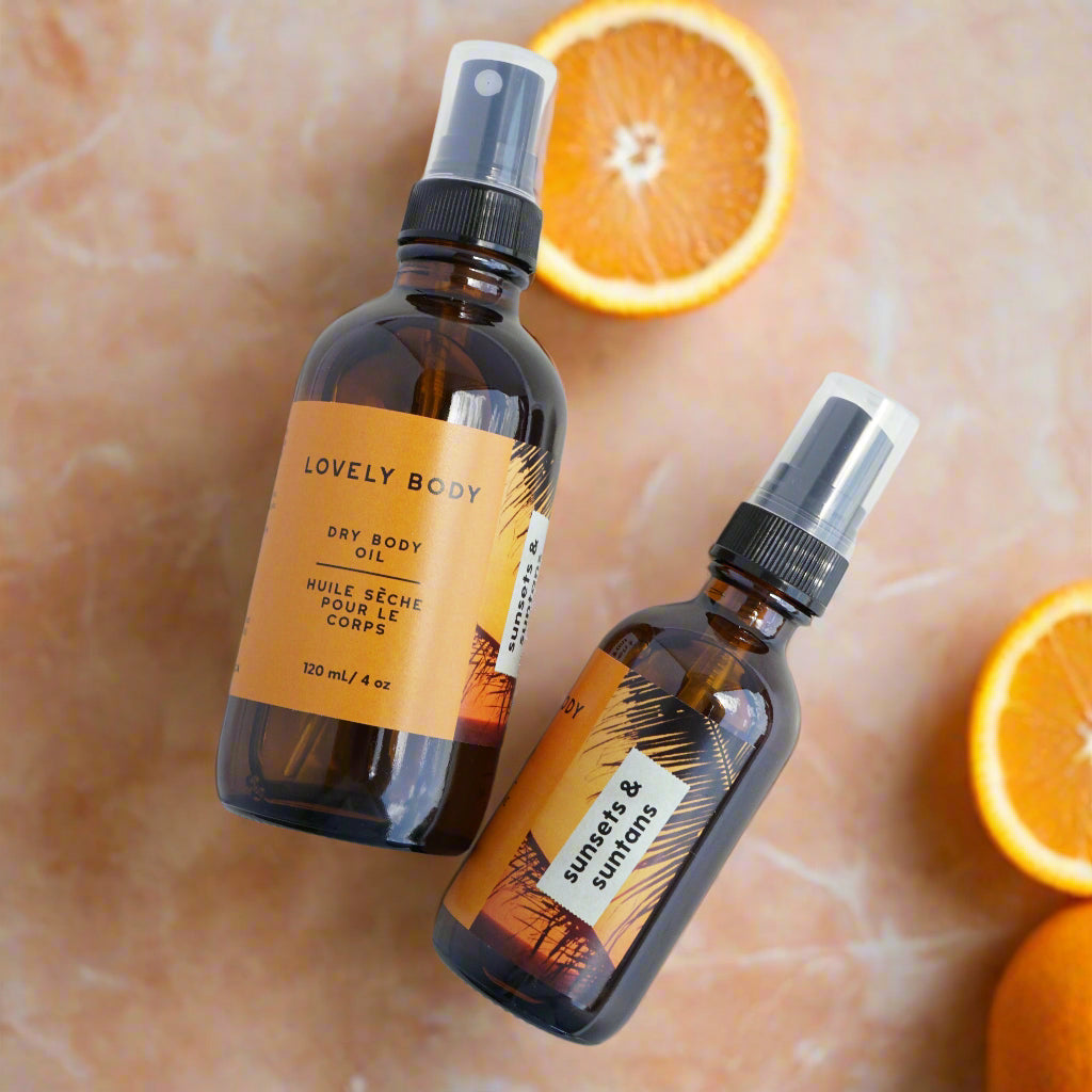 Sunsets & Suntans Dry Body Oil - Lightweight Moisturizer
