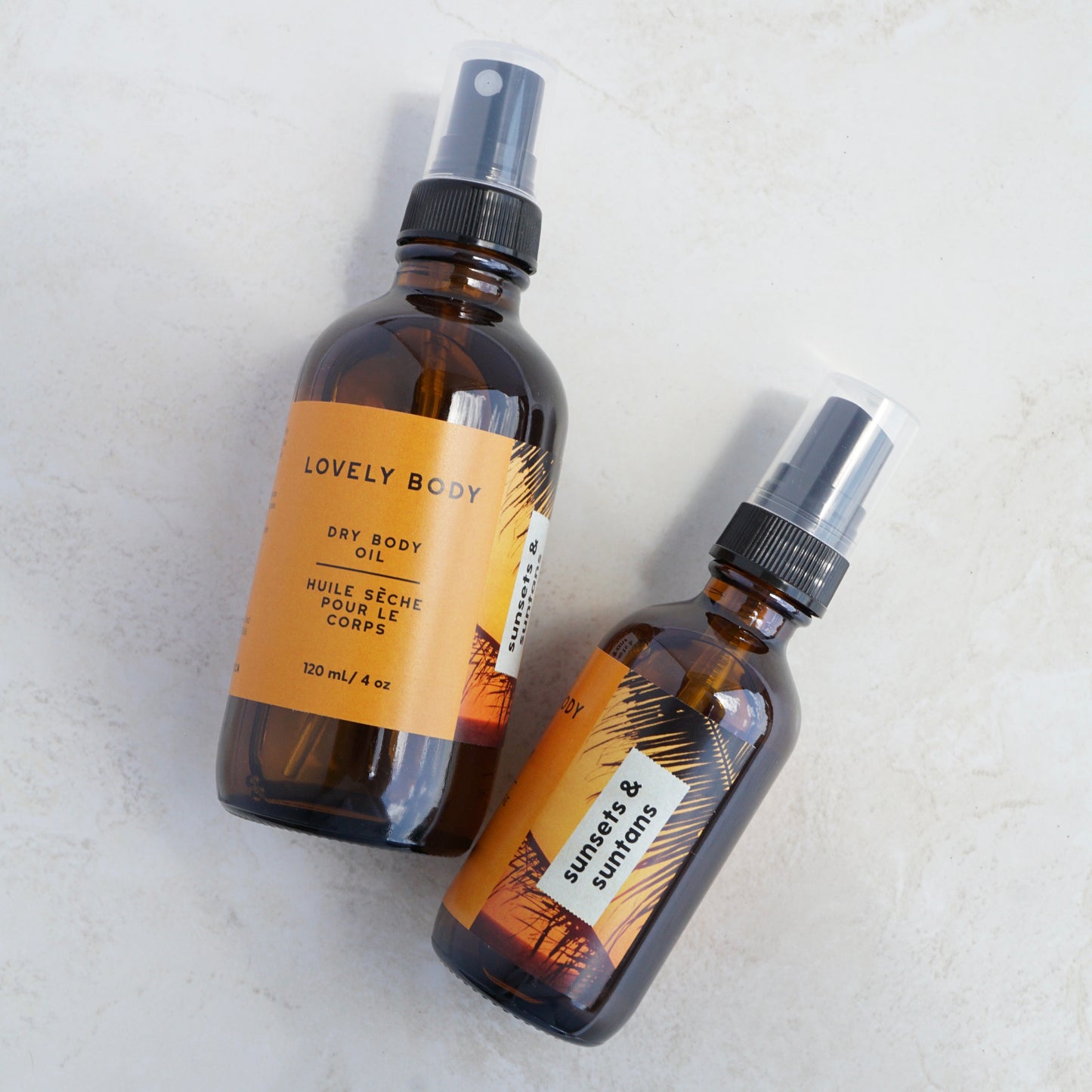 Sunsets & Suntans Dry Body Oil - Lightweight Moisturizer