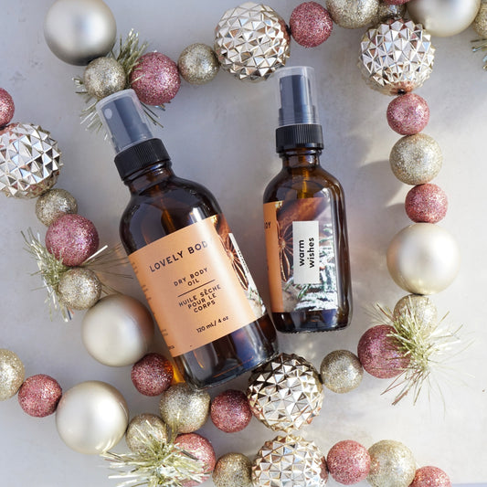 Warm Wishes Dry Body Oil - Lightweight Spray Moisturizer