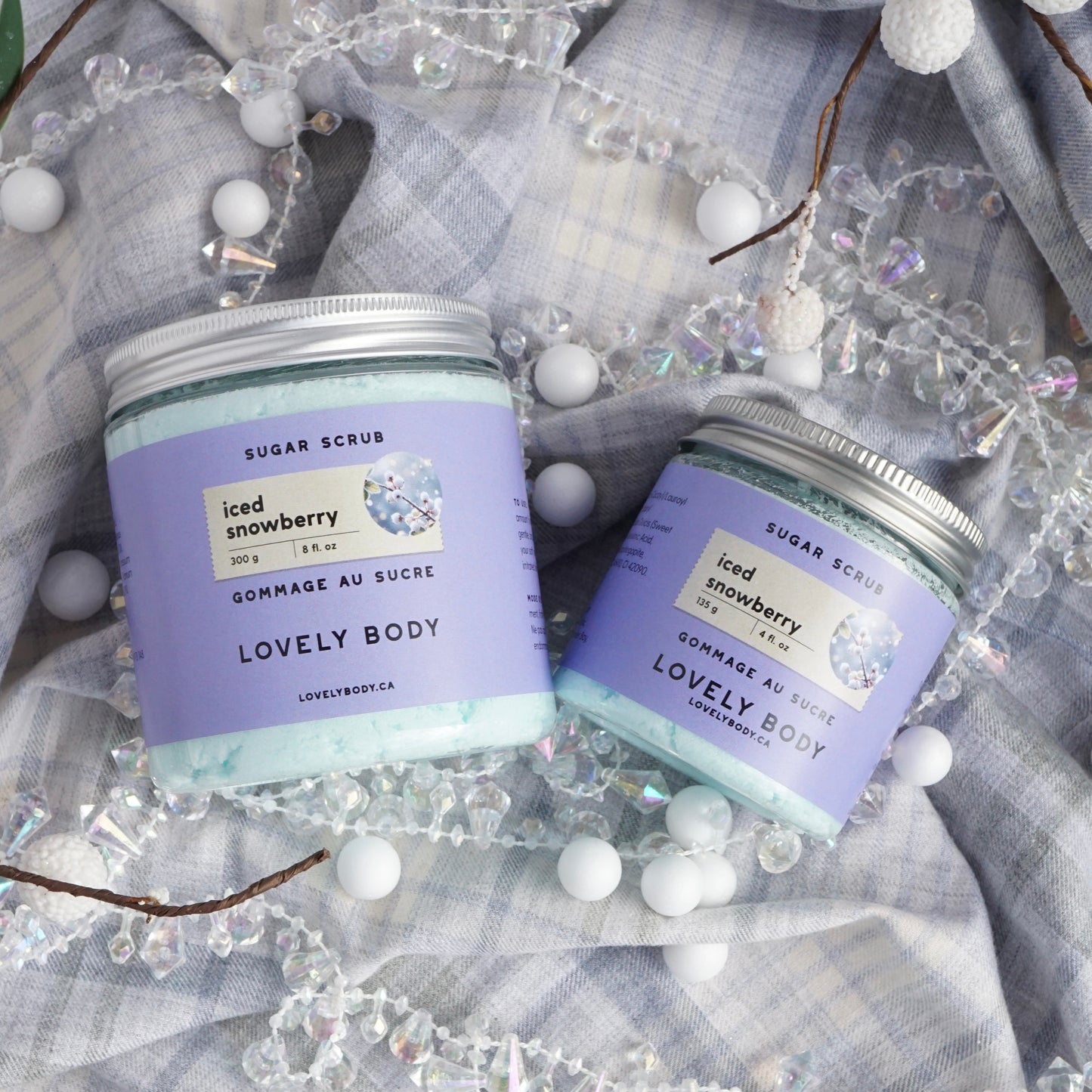 Iced Snowberry Sugar Scrub - NEW Winter Scent