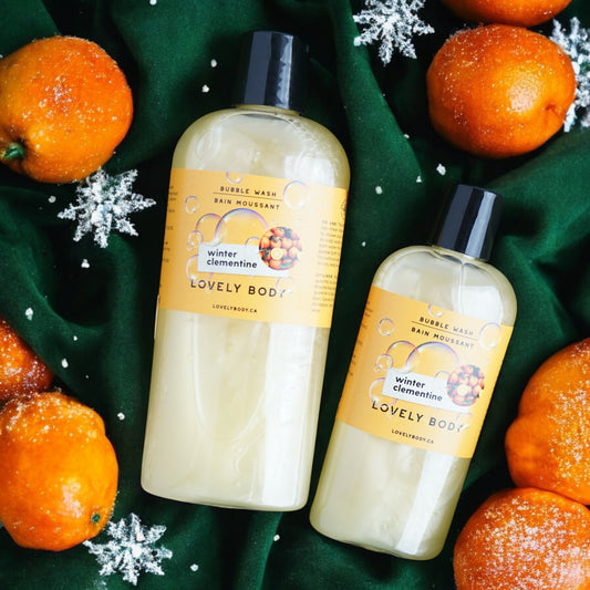 Winter Clementine Bubble Wash - 2-in-1 Body Wash and Bubble Bath