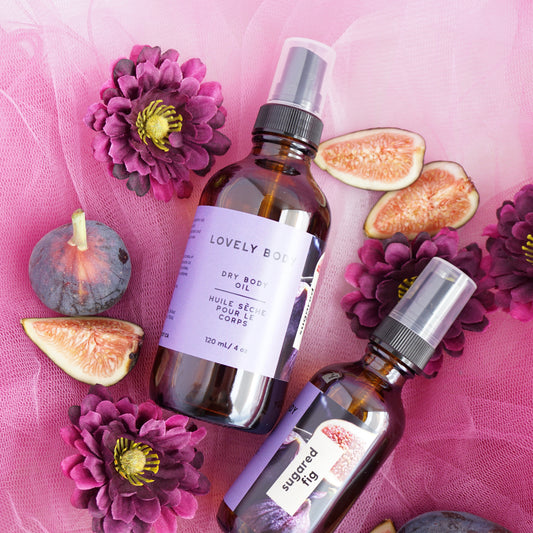 Sugared Fig Dry Body Oil - Lightweight Moisturizer and Personal Fragrance