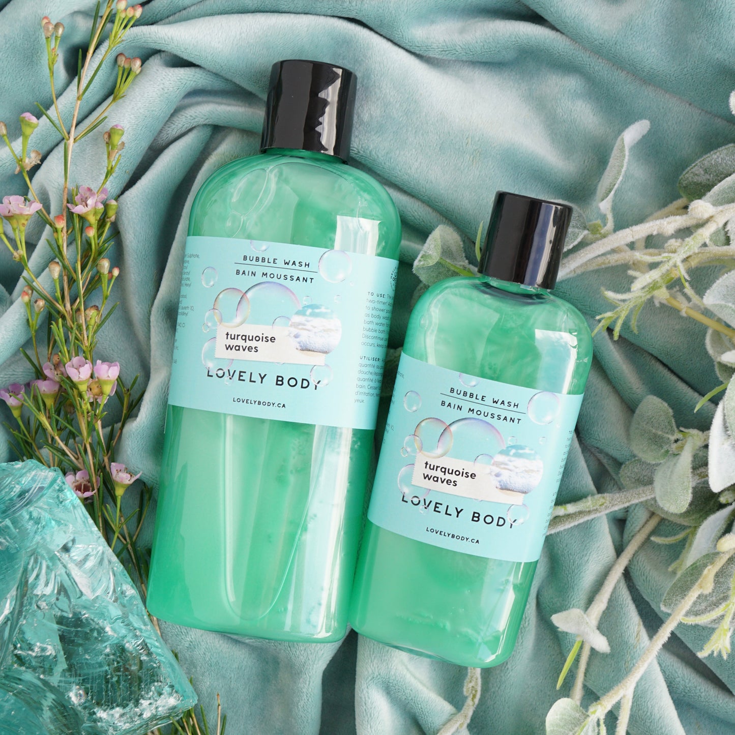 Turquoise Waves Bubble Wash - 2-in-1 Body Wash and Bubble Bath