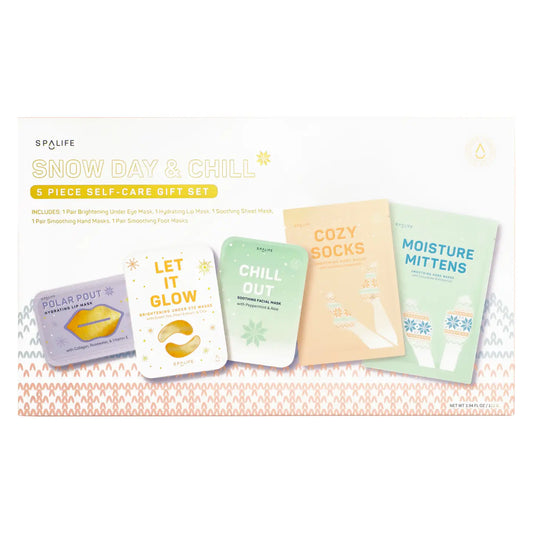 Snow Day & Chill Holiday Self Care Gift Set -5 Piece