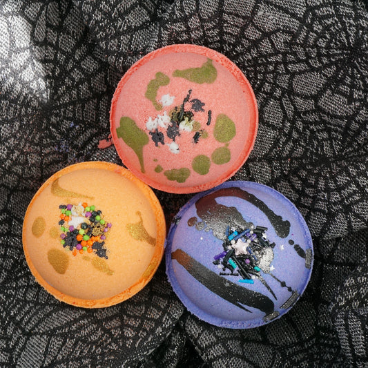 Halloween Limited Edition Set - 3 Buttermilk Bath Bombs