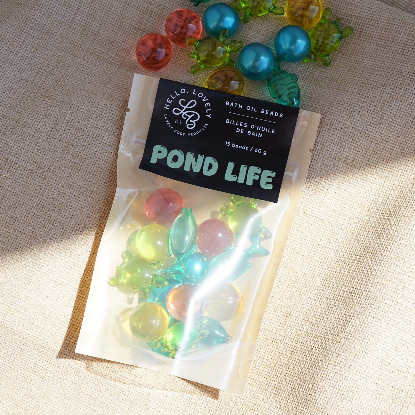 Pond Life Bath Oil Beads - NEW for Spring