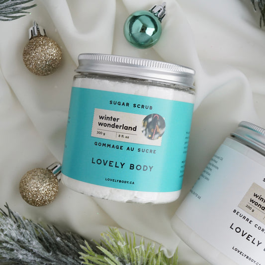 NEW Winter Wonderland Sugar Scrub - Frosted Birch and Peppermint