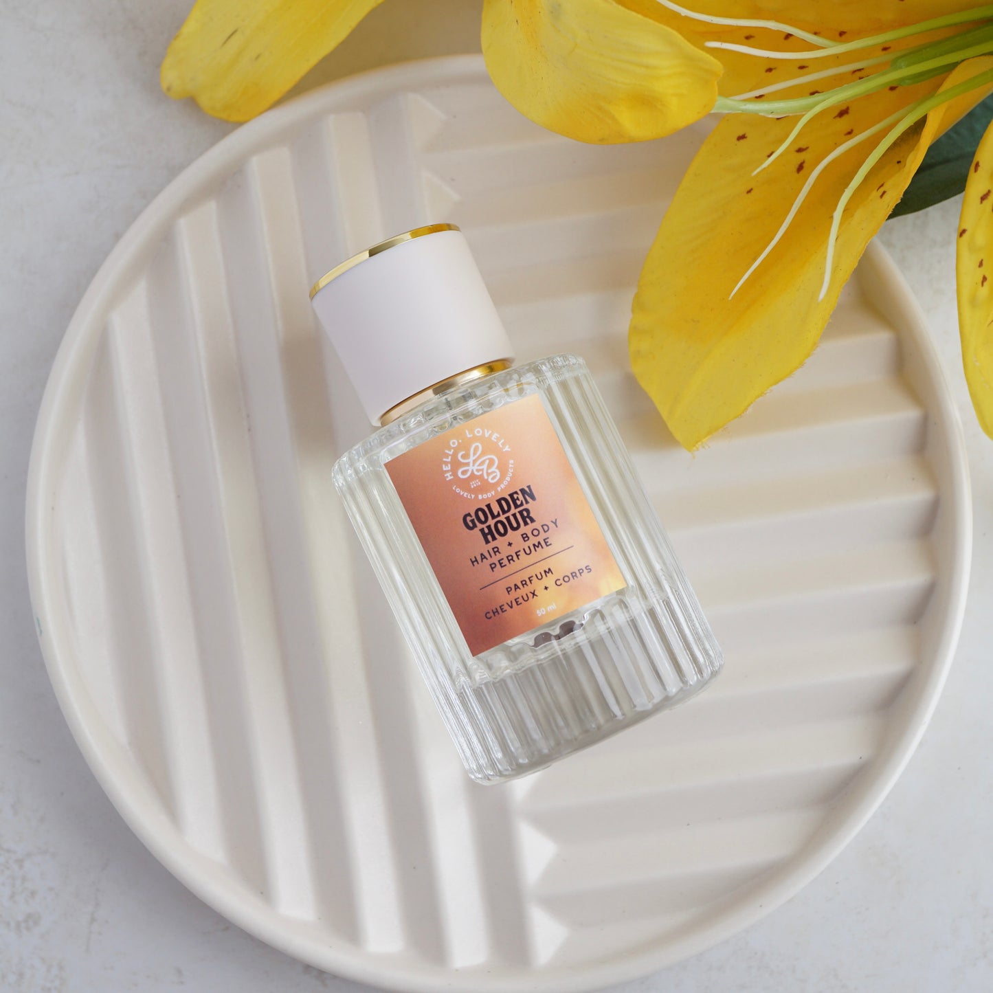 Golden Hour Hair and Body Perfume - Coconut, Bergamot, Amber