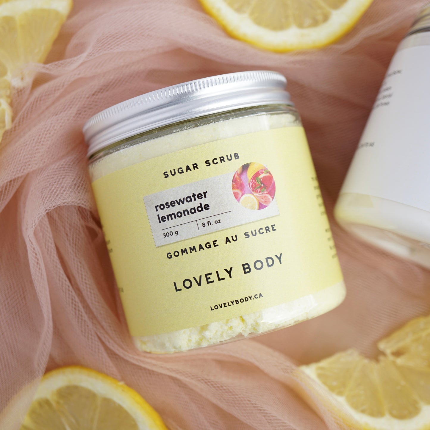 Rosewater Lemonade Sugar Scrub - NEW for Shoppiversary!