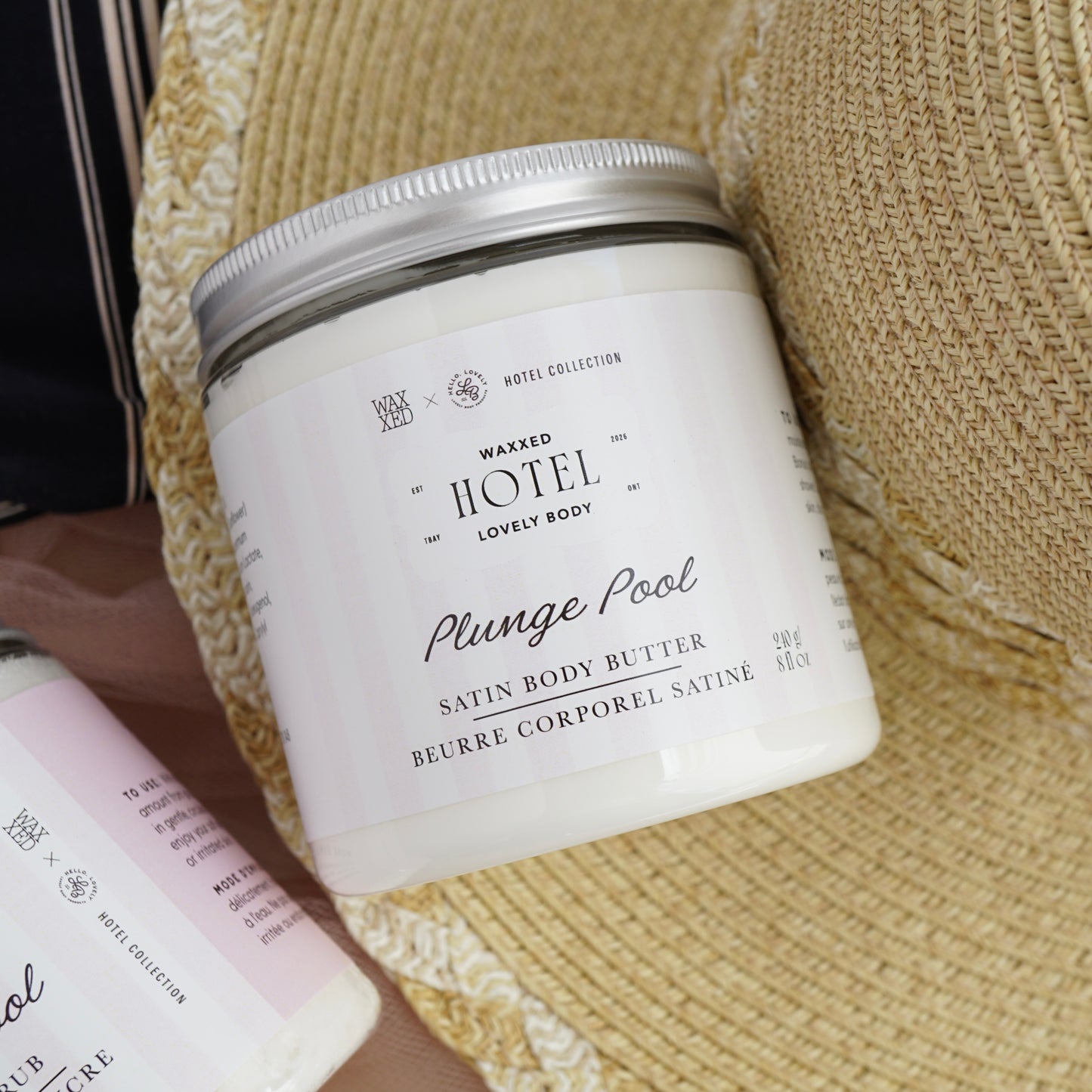 Plunge Pool Satin Body Butter - Marine, Sea Salt, Ozone - NEW Hotel Collection