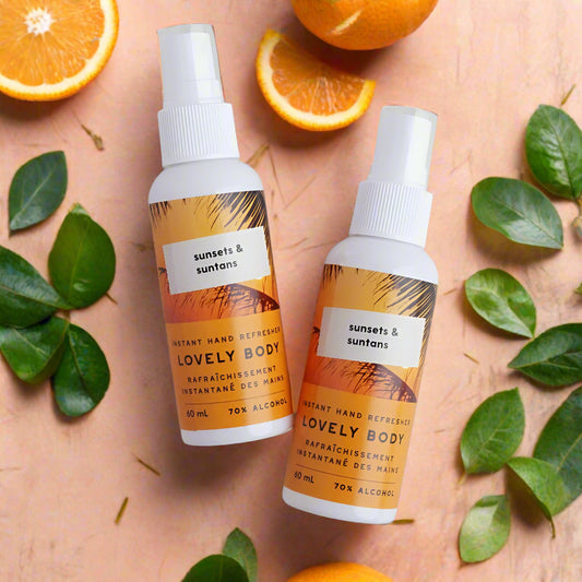 Sunsets & Suntans Instant Hand Refresher - 70% Alcohol