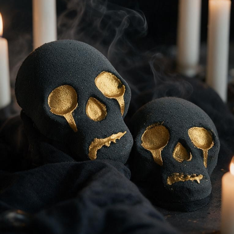 Belladonna Black Skull Bath Bomb