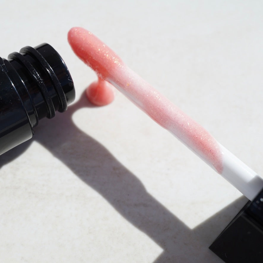 Peach Jam Lip Gloss - Bare Peach Shimmer