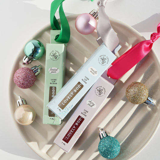 Holiday Lip Gloss Ornaments - ALL NEW Flavours and Shades