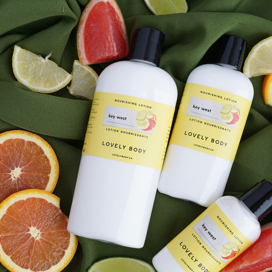 Key West Nourishing Lotion - NEW Lemon and Lime Zest, Crushed Pineapple, Tonka