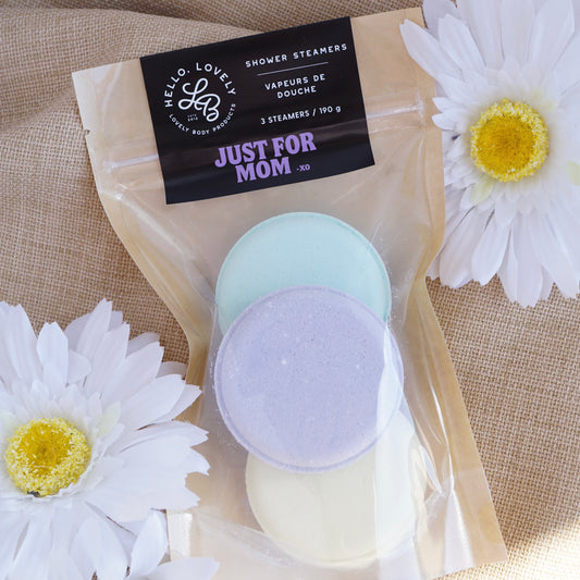 Mother's Day Mix Shower Steamers - Assorted Gift Bag 3-pack