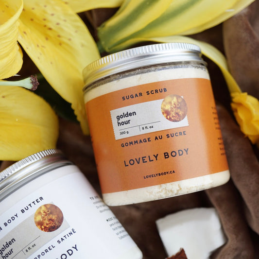 Golden Hour Sugar Scrub - Coconut, Bergamot, Amber