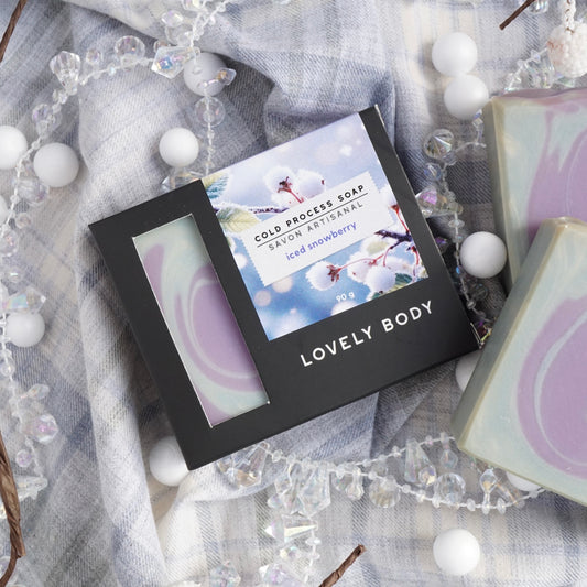 Iced Snowberry Cold Process Soap - NEW Scent