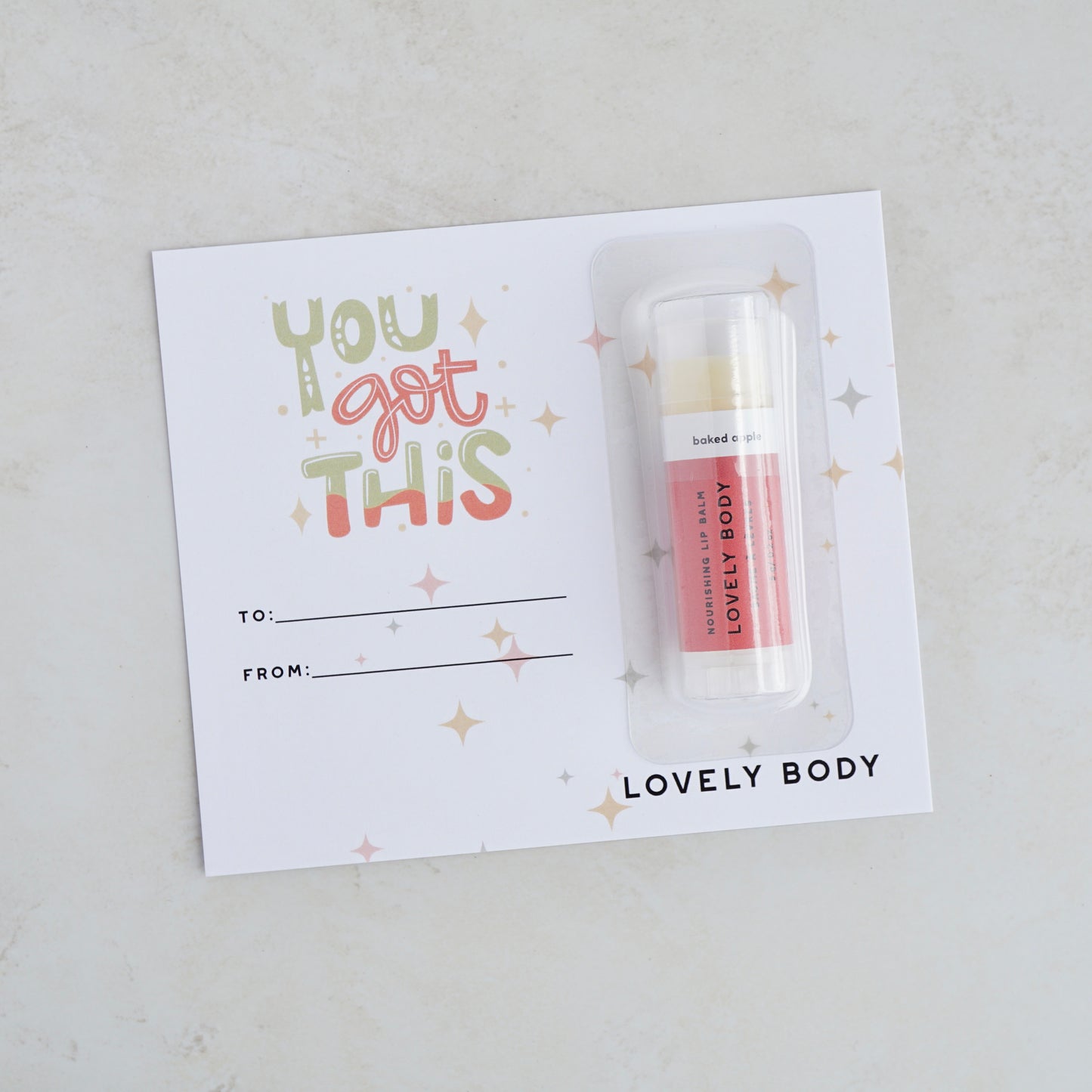 Lip Balm Greeting Cards