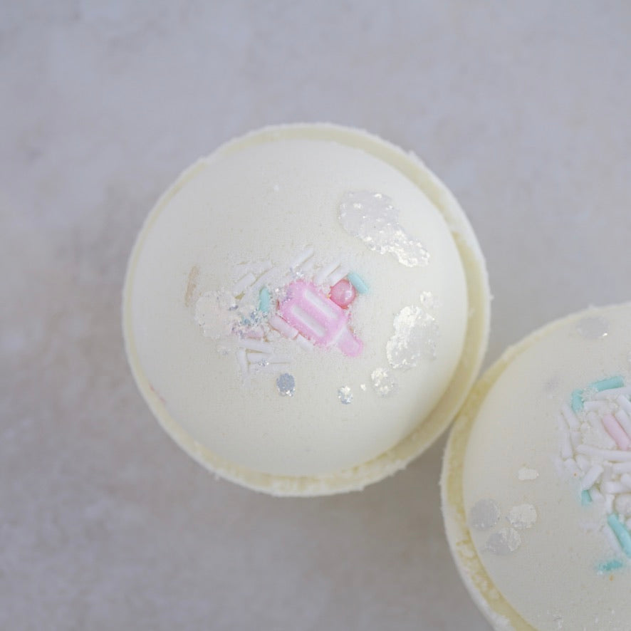 Let's French Vanilla Butter Bath Bomb - NEW for Valentine's