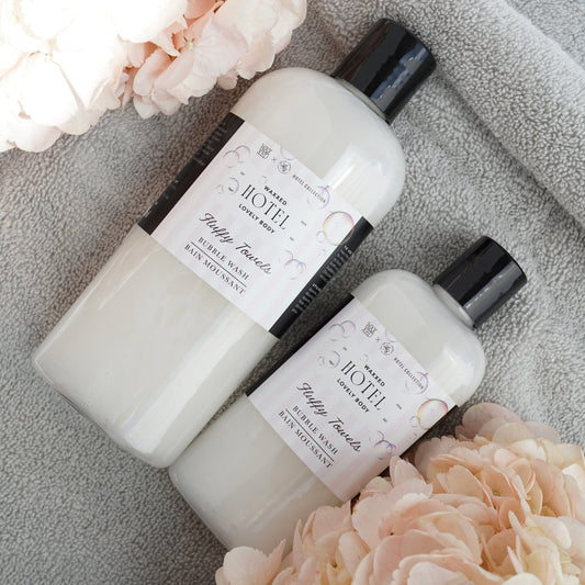 Fluffy Towels Bubble Wash - 2-in-1 Body Wash and Bubble Bath - NEW Hotel Collection