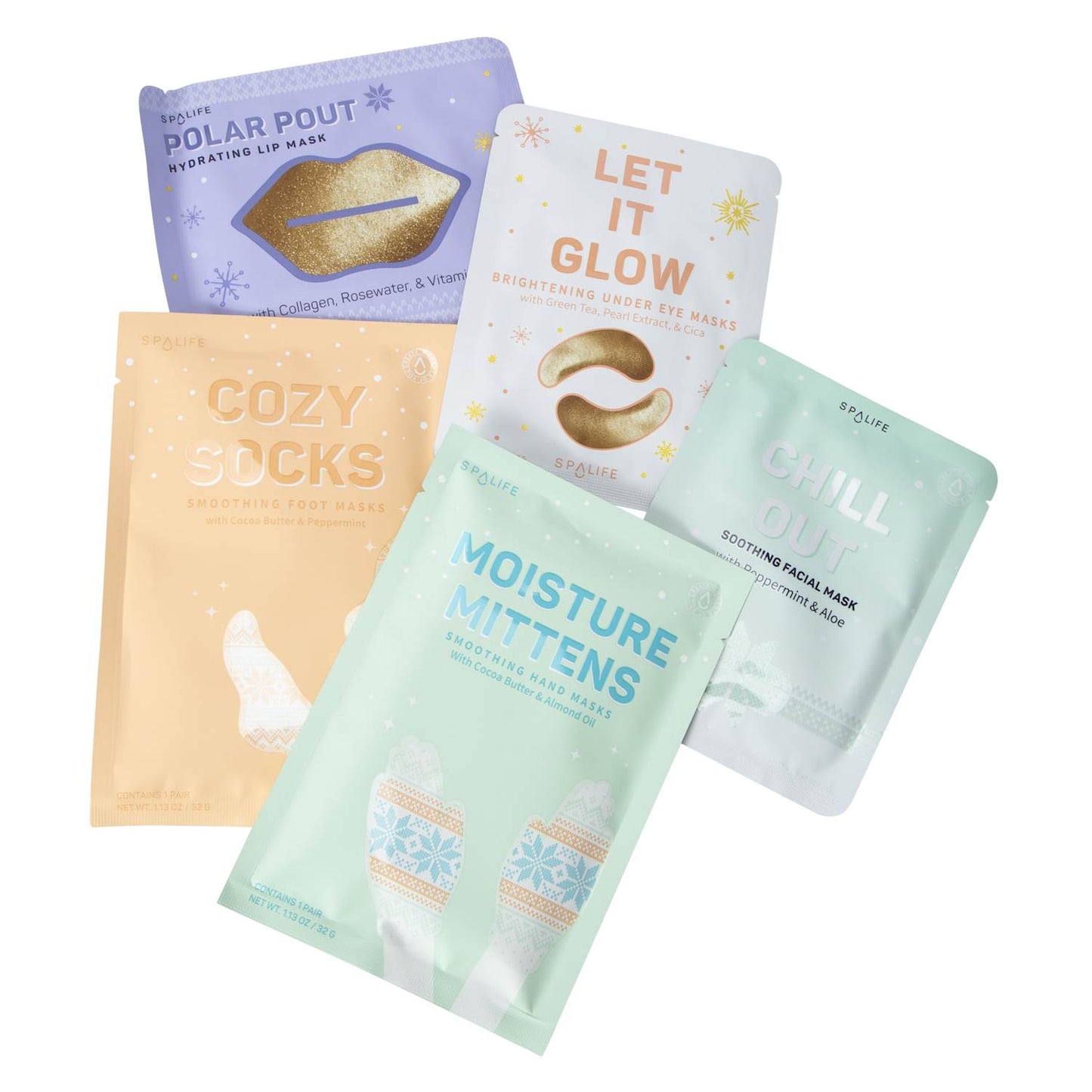 Snow Day & Chill Holiday Self Care Gift Set -5 Piece