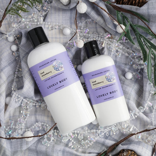 Iced Snowberry Nourishing Lotion - Frosted Currant, Champagne Bubbles, Vanilla Musk