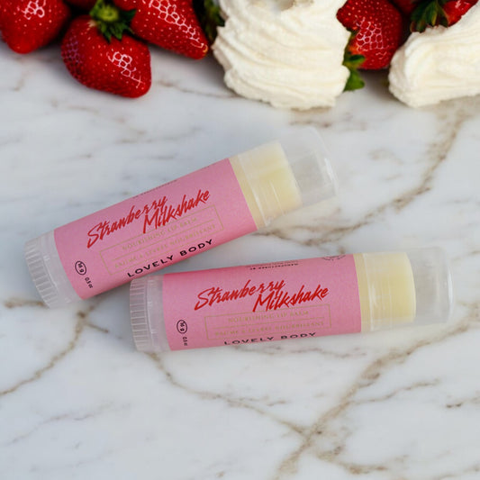 JUMBO Strawberry Milkshake Nourishing Lip Balm