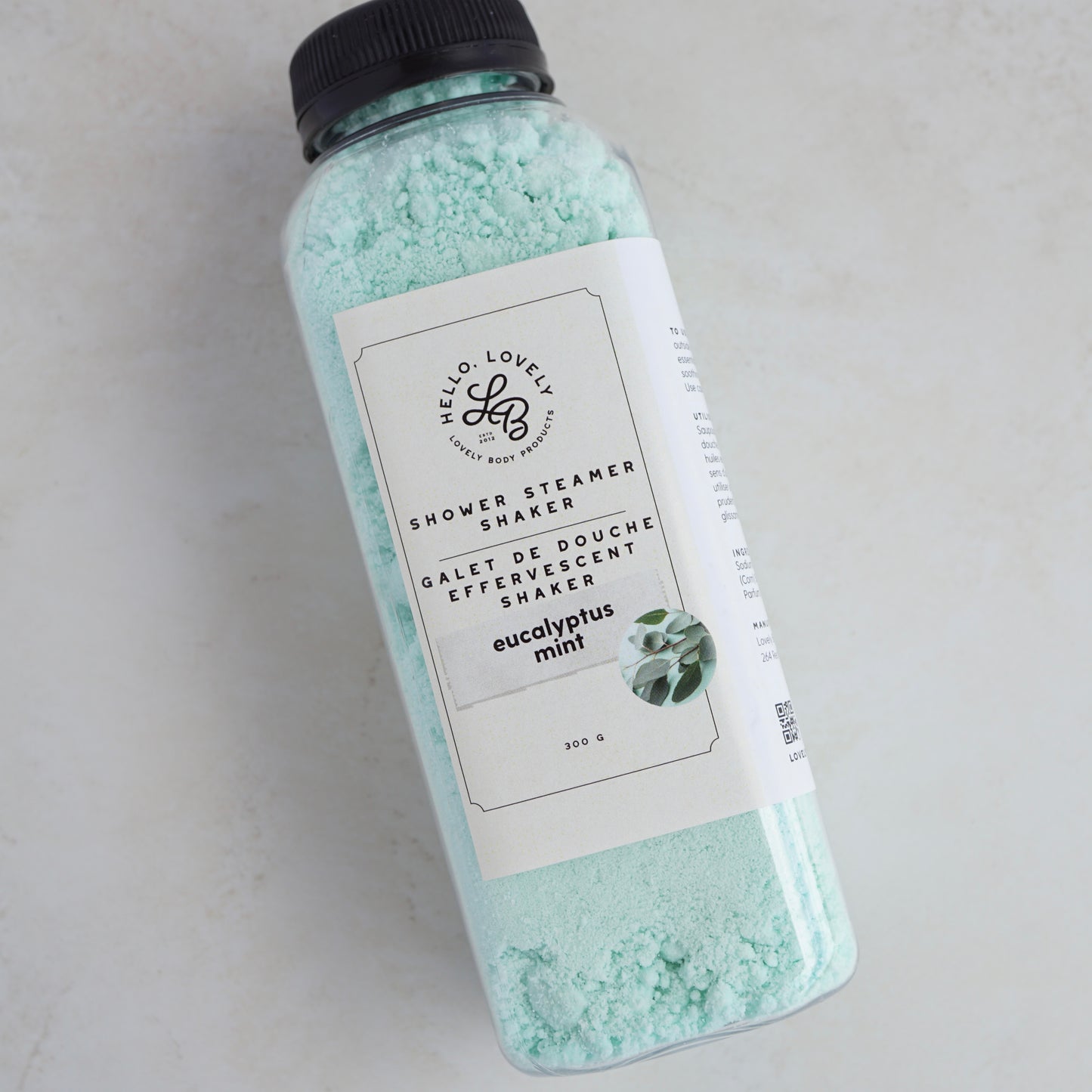 Eucalyptus Mint Shower Steamer Shaker Bottles