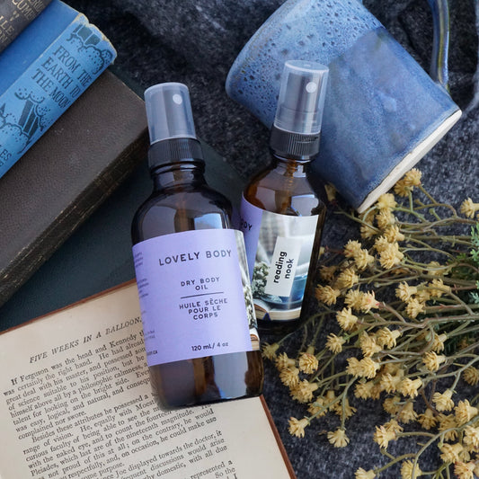 Reading Nook Dry Body Oil - NEW Scent for Fall!