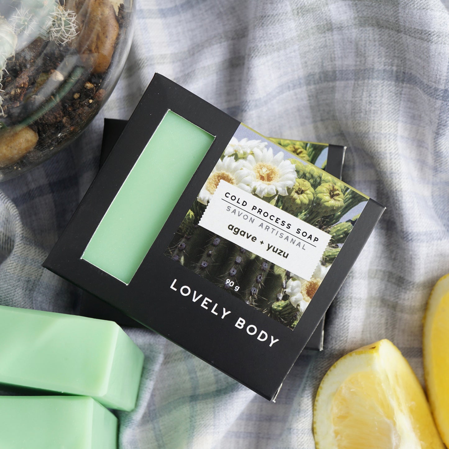 Agave + Yuzu Cold Process Soap - NEW Fall Scent