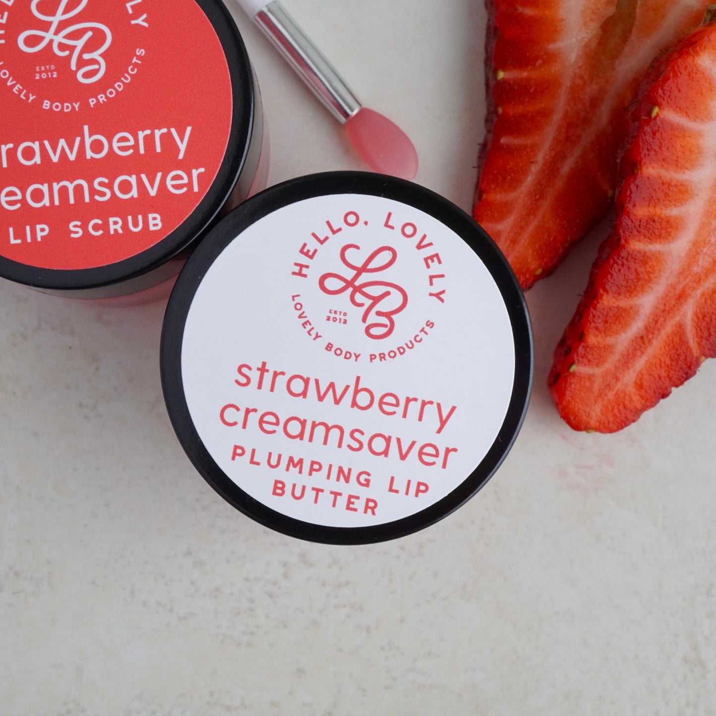 Strawberry Creamsaver Plumping Lip Kit