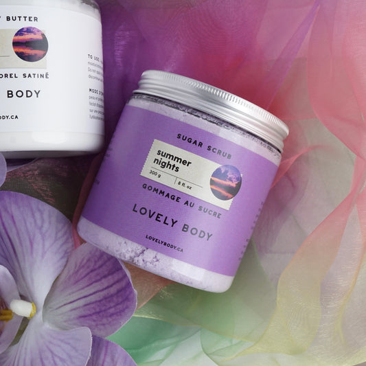 Summer Nights Sugar Scrub - NEW Scent - Orange Peel, Red Currant, Geranium