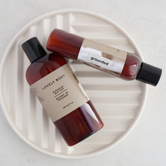 NEW Grounded Massage Butter - Sandalwood + Vanilla