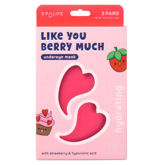 Like You Berry Much Hydrating Undereye Masks - 3 Pack